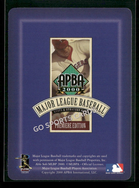 2000 APBA MLB Premiere Edition Makoto Mac Suzuki