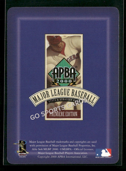 2000 APBA MLB Premiere Edition Mike Sweeney