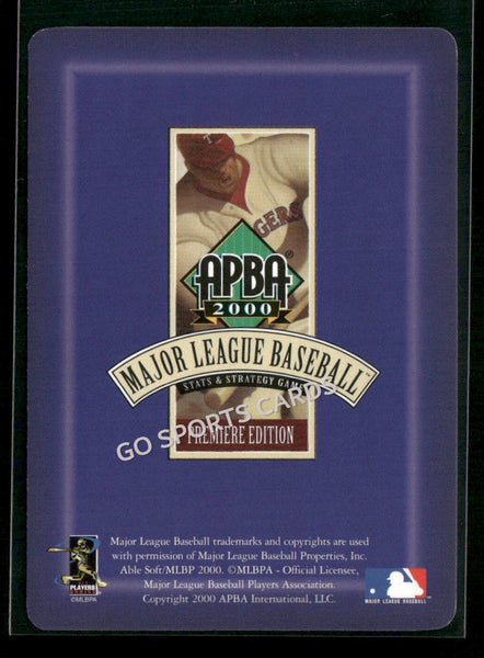 2000 APBA MLB Premiere Edition Chad Allen