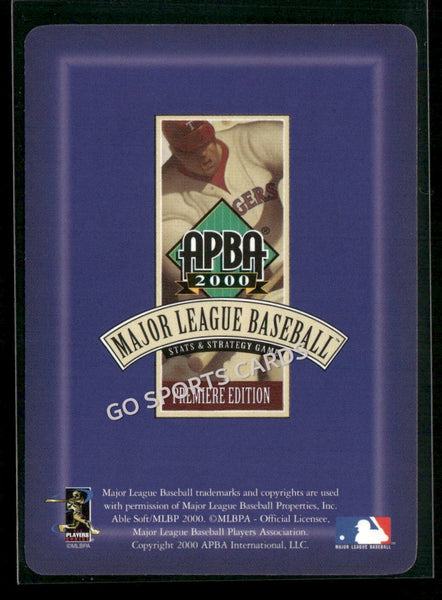 2000 APBA MLB Premiere Edition Eddie Guardado