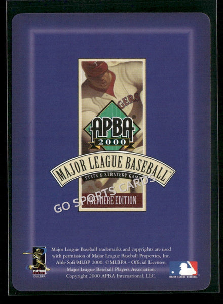 2000 APBA MLB Premiere Edition Cristian Guzman