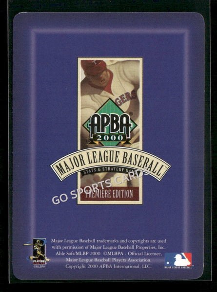 2000 APBA MLB Premiere Edition Matt Lawton