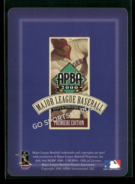 2000 APBA MLB Premiere Edition Doug Mientkiewicz