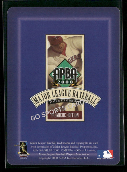2000 APBA MLB Premiere Edition Eric Milton