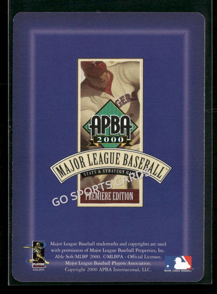 2000 APBA MLB Premiere Edition Todd Walker