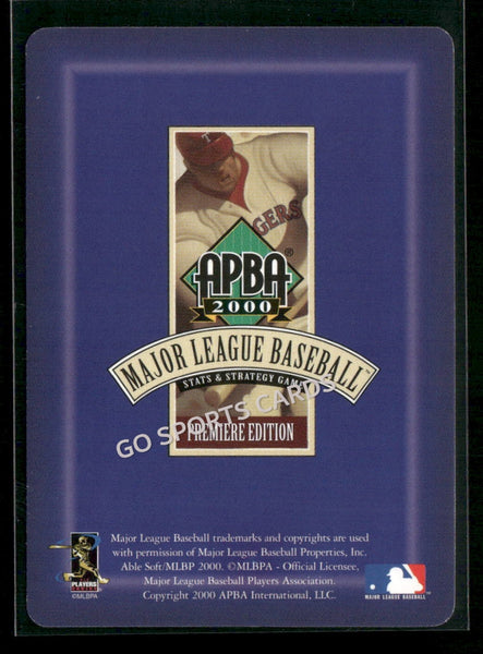 2000 APBA MLB Premiere Edition David Cone