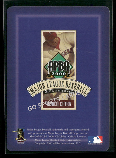 2000 APBA MLB Premiere Edition Chili Davis