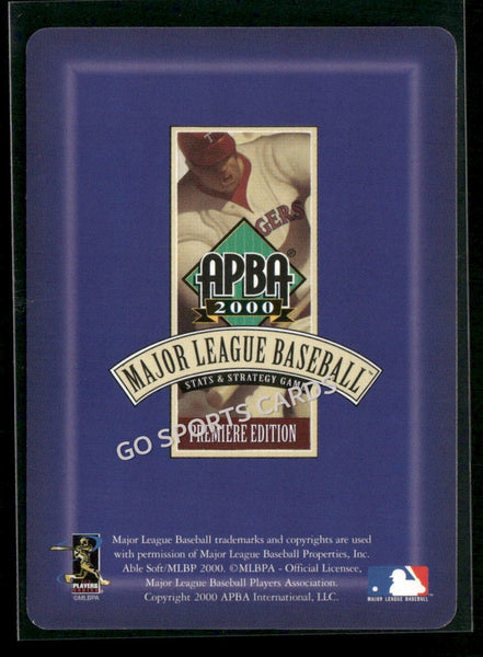 2000 APBA MLB Premiere Edition Jason Grimsley