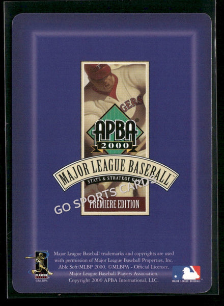 2000 APBA MLB Premiere Edition Ricky Ledee
