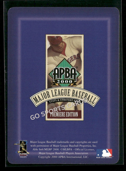 2000 APBA MLB Premiere Edition Jorge Posada