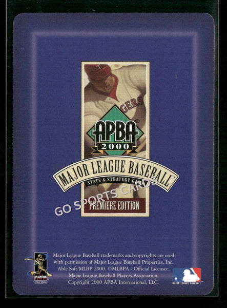 2000 APBA MLB Premiere Edition Mike Stanton