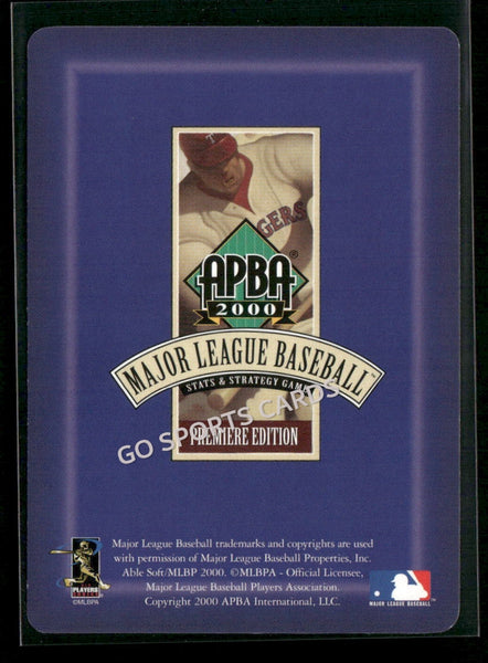 2000 APBA MLB Premiere Edition Jason Giambi