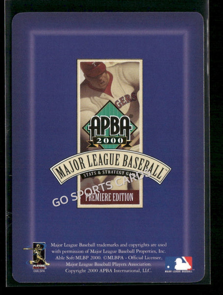2000 APBA MLB Premiere Edition Omar Olivares