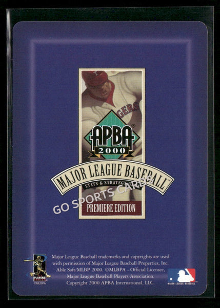 2000 APBA MLB Premiere Edition Garret Anderson