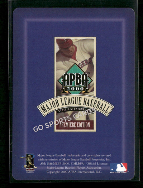 2000 APBA MLB Premiere Edition Trent John Durrington