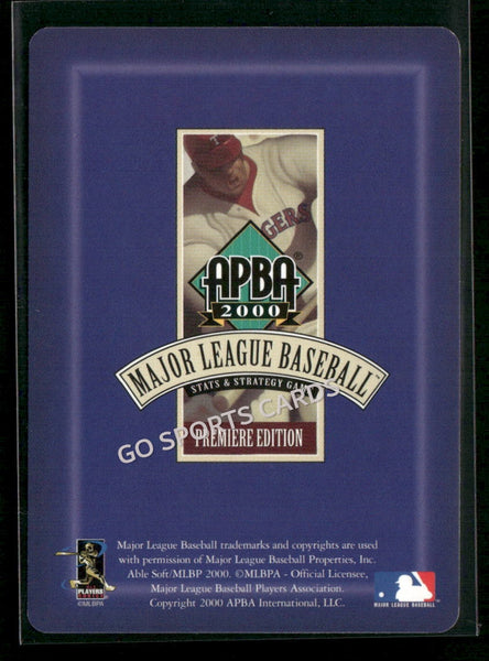 2000 APBA MLB Premiere Edition Darin Erstad