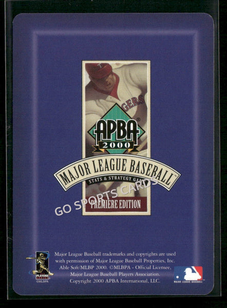 2000 APBA MLB Premiere Edition Chuck Finley