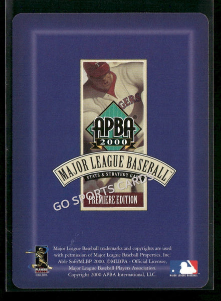 2000 APBA MLB Premiere Edition Troy Glaus