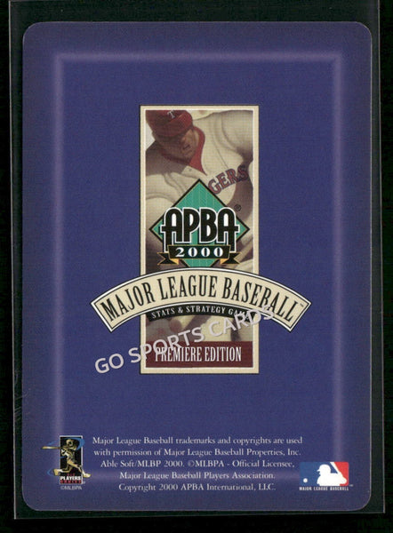2000 APBA MLB Premiere Edition Ramon Ortiz
