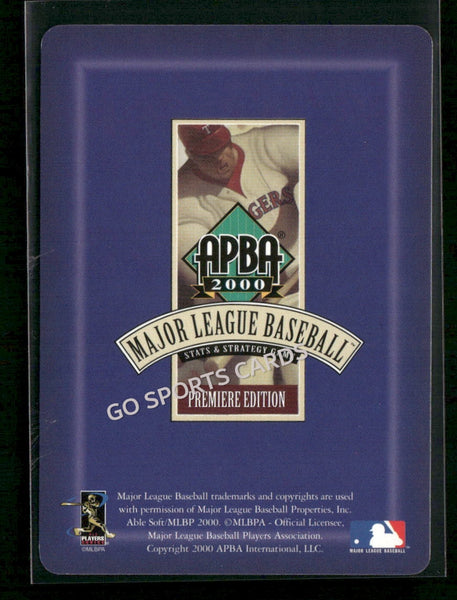 2000 APBA MLB Premiere Edition Orlando Palmeiro