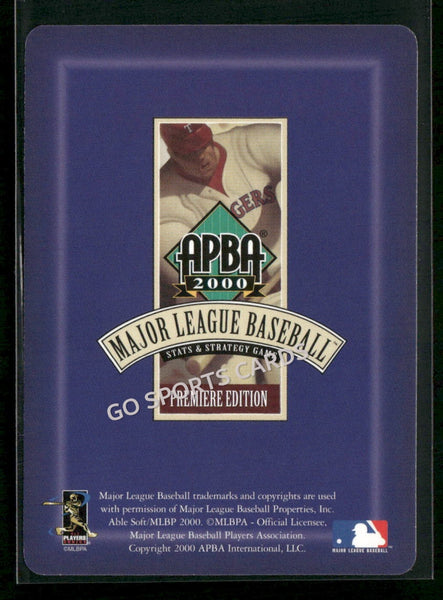 2000 APBA MLB Premiere Edition Mo Vaughn