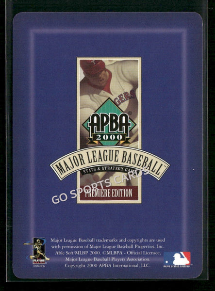 2000 APBA MLB Premiere Edition Albert Belle