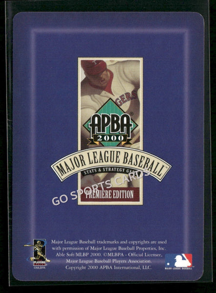 2000 APBA MLB Premiere Edition Delino DeShields