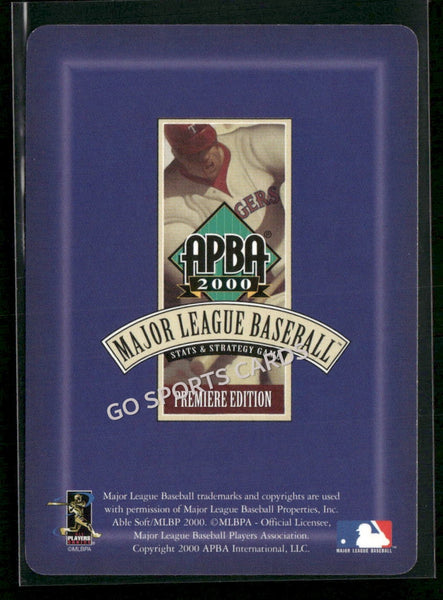 2000 APBA MLB Premiere Edition Rafael Reyes