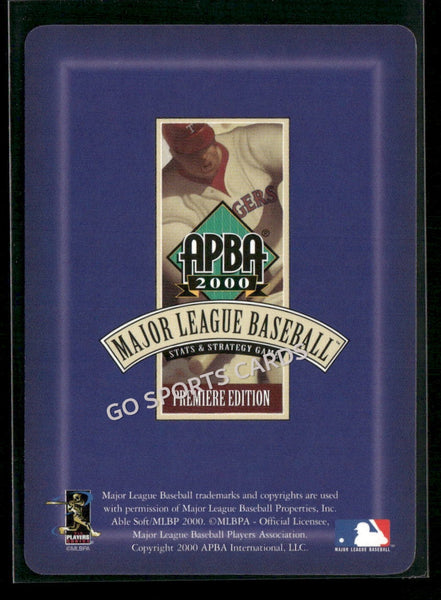2000 APBA MLB Premiere Edition Robert Huskey