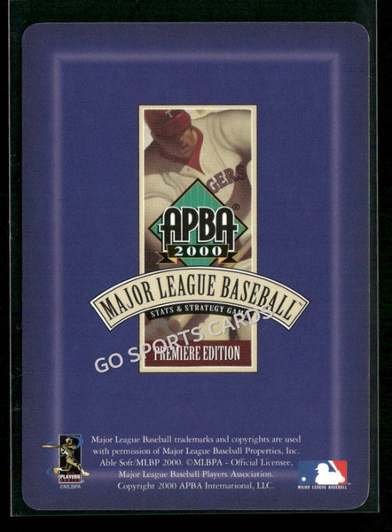 2000 APBA MLB Premiere Edition Darren Lewis