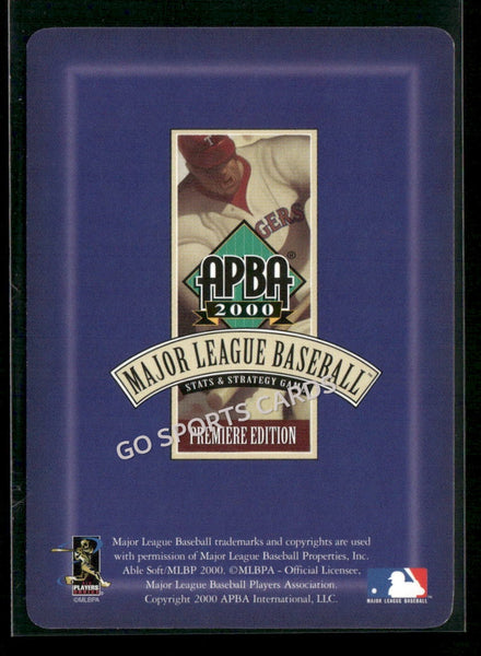 2000 APBA MLB Premiere Edition Pedro Martinez