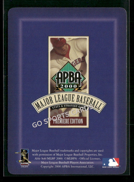 2000 APBA MLB Premiere Edition Trot Nixon