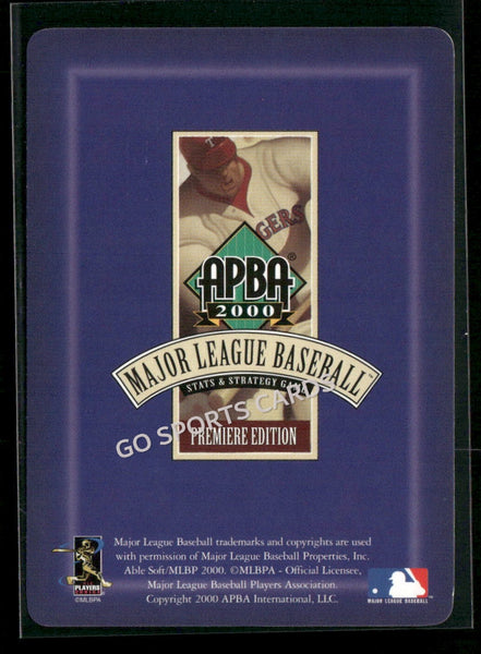 2000 APBA MLB Premiere Edition Troy O'Leary