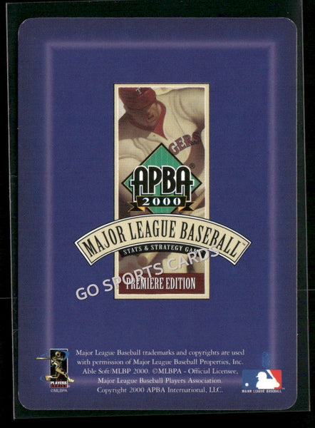 2000 APBA MLB Premiere Edition Mark Portugal