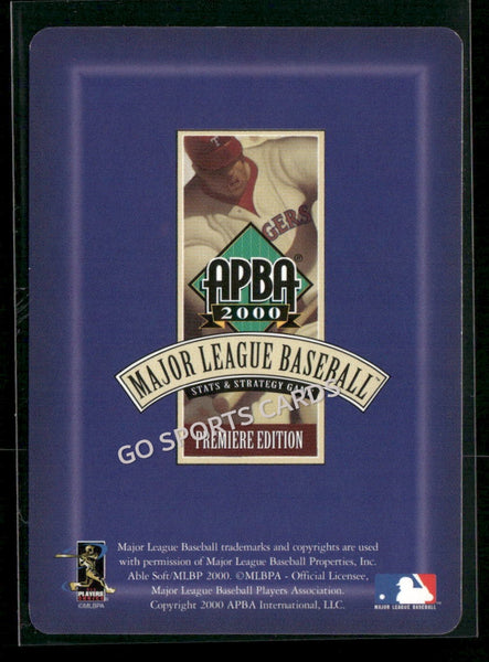 2000 APBA MLB Premiere Edition Bret Saberhagen