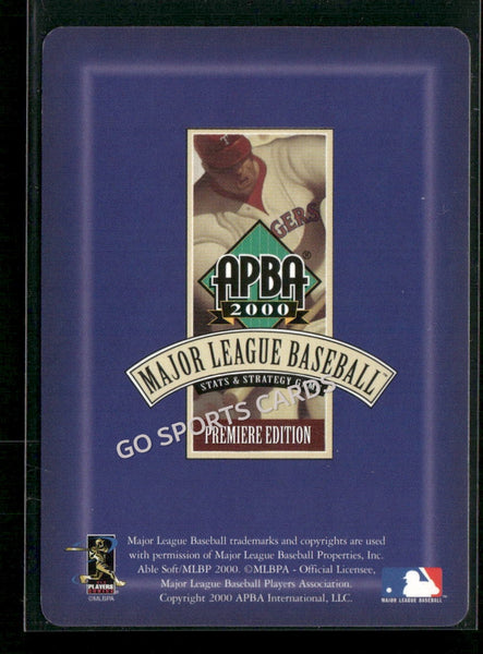 2000 APBA MLB Premiere Edition Bob Stanley