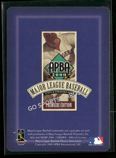 2000 APBA MLB Premiere Edition John Valentin
