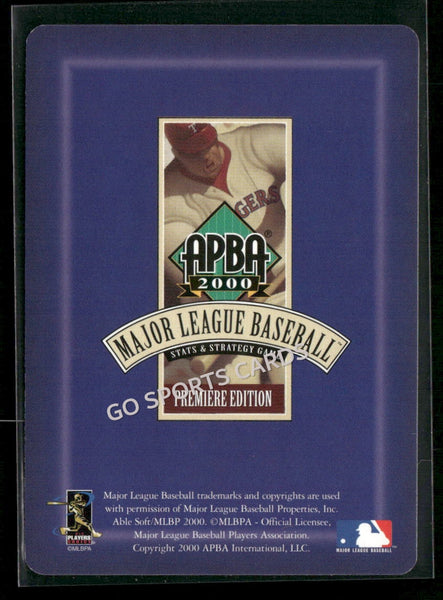 2000 APBA MLB Premiere Edition Jason Varitek