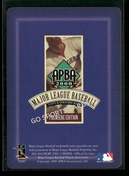 2000 APBA MLB Premiere Edition Jim Baldwin