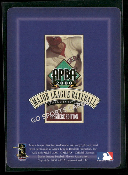 2000 APBA MLB Premiere Edition Mike Caruso