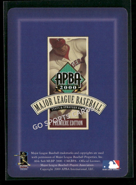 2000 APBA MLB Premiere Edition Ray Durham