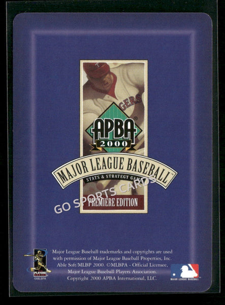 2000 APBA MLB Premiere Edition Bob Howry