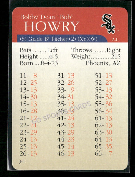 2000 APBA MLB Premiere Edition Bob Howry