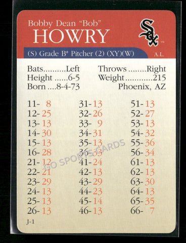 2000 APBA MLB Premiere Edition Bob Howry