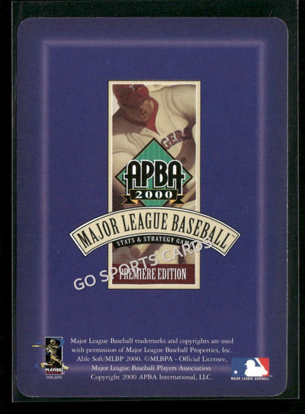 2000 APBA MLB Premiere Edition Craig Franklin Wilson