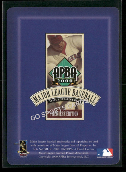 2000 APBA MLB Premiere Edition Charles Nagy