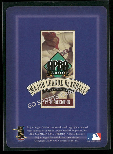 2000 APBA MLB Premiere Edition Richie Sexson