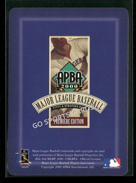 2000 APBA MLB Premiere Edition Enrique Wilson