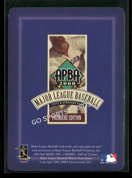 2000 APBA MLB Premiere Edition Jaret Wright