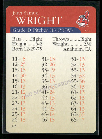 2000 APBA MLB Premiere Edition Jaret Wright